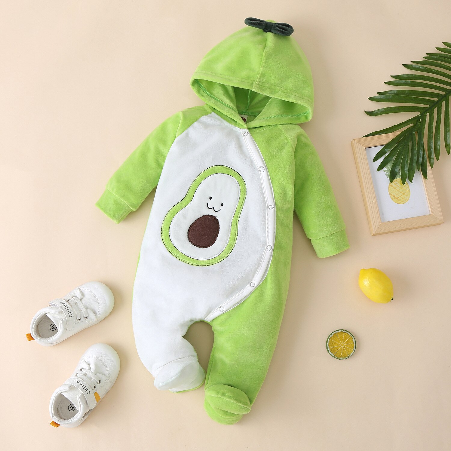 Infant Jumpsuit Baby Avocado Costume
